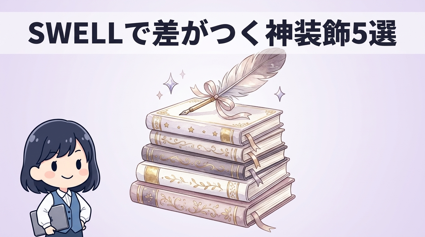 投稿に差がつくswell専用装飾5選