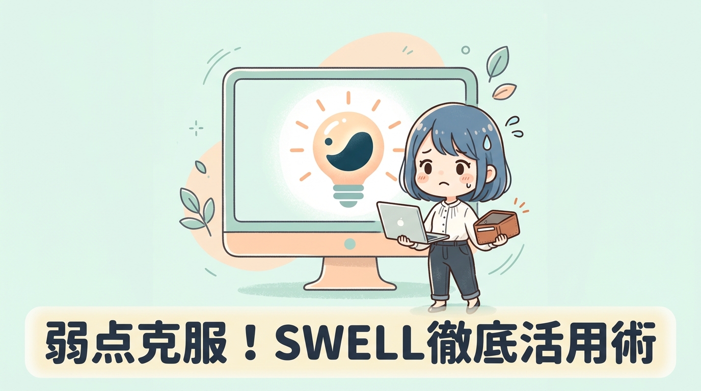 デメリットを解消するswell活用法
