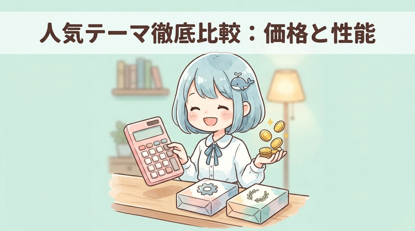 他テーマとの値段・スペック比較