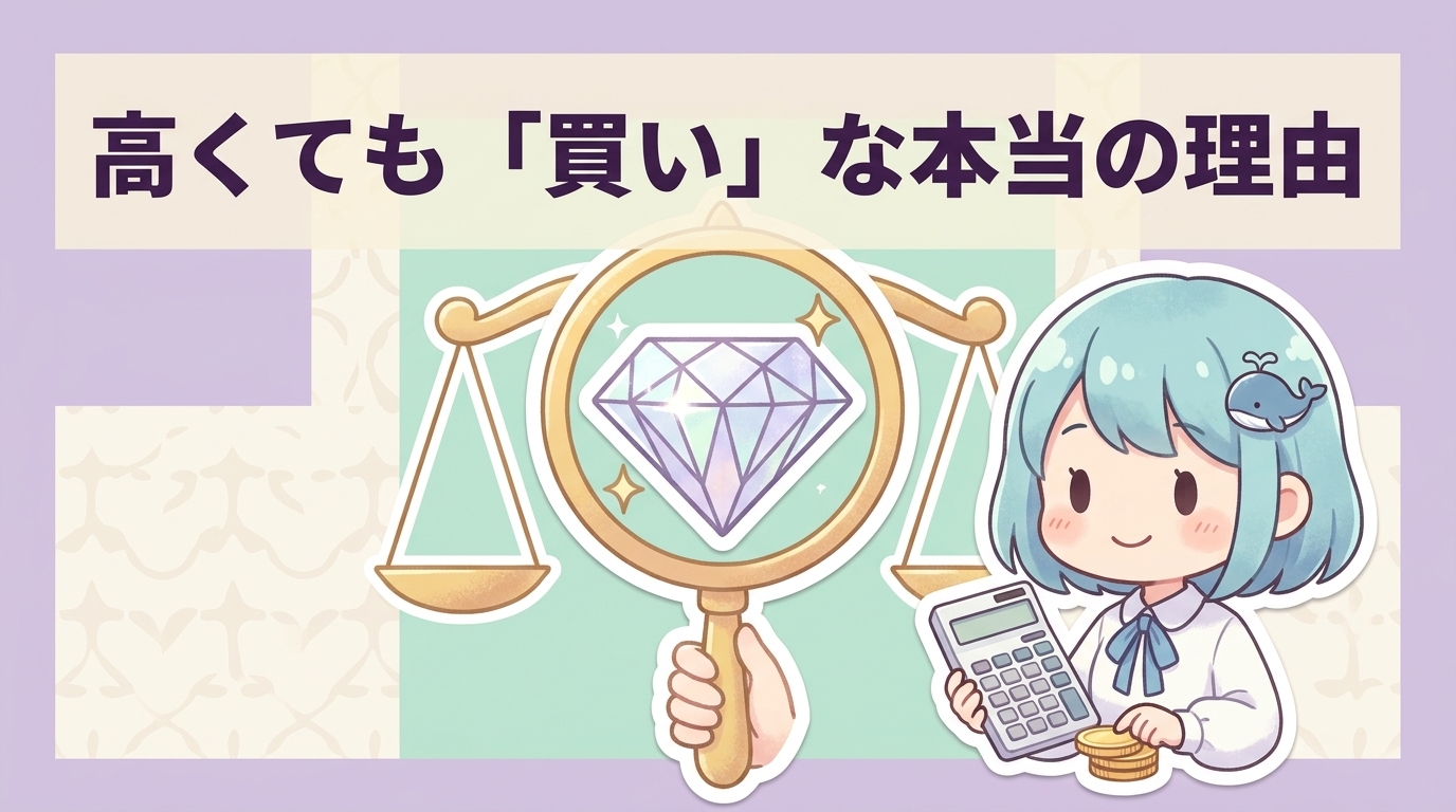高い値段でも投資価値が高い理由